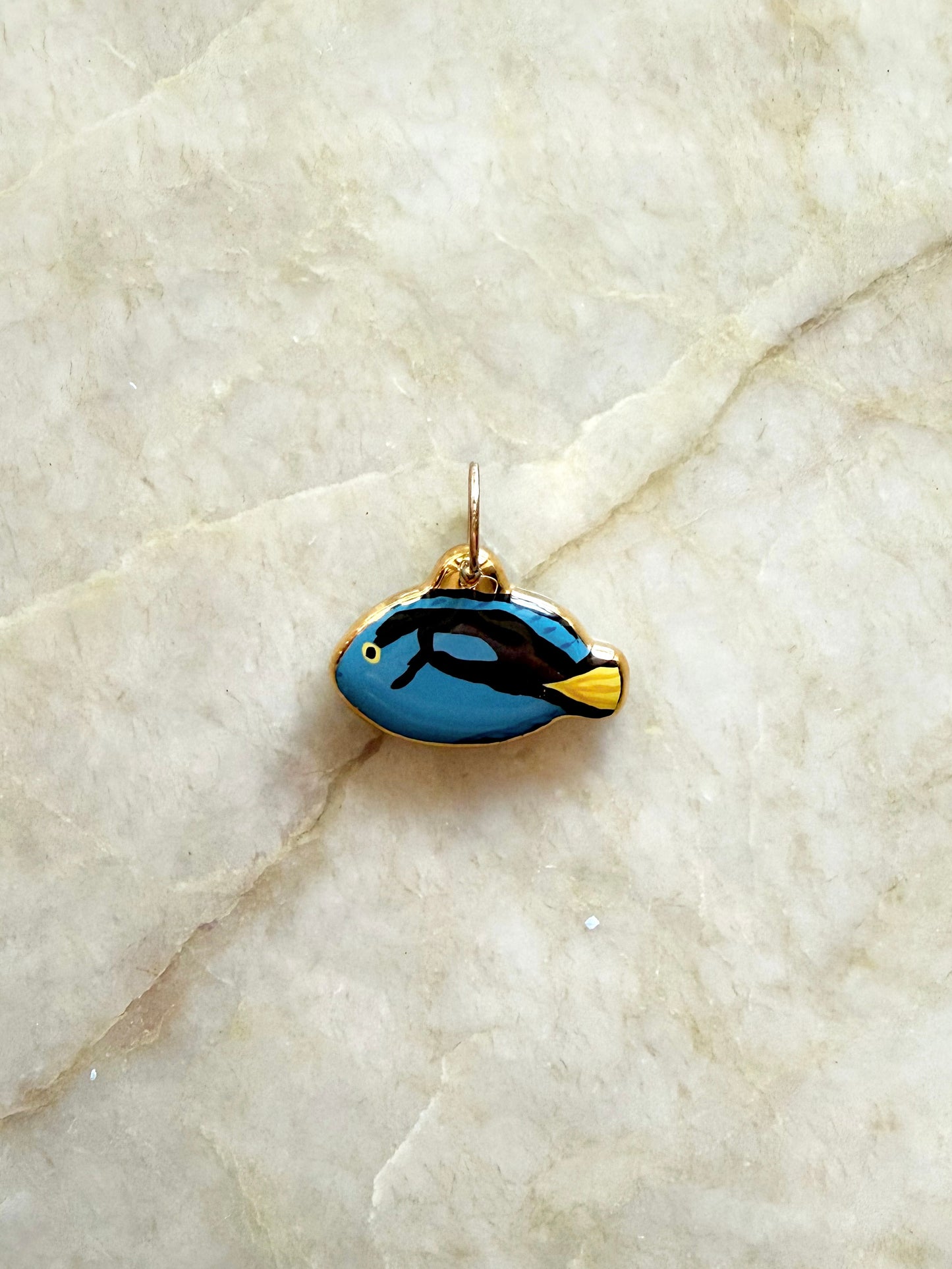 Blue Tang Fish - CHARM ONLY