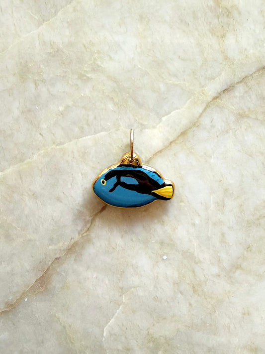 Blue Tang Fish - CHARM ONLY